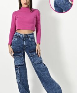 JD-2268 JEAN DIWAY WIDE LEG CARGO NEVADO