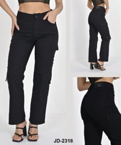 JD-2318 JEAN DIWAY RECTO CARGO RIGIDO NEGRO