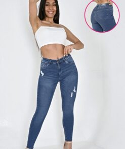 JD-2339 JEAN DIWAY TIRO MEDIO LOCALIZADO ROTURAS